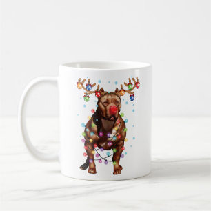 Taza De Café Divertido regalo navideño divertido para perros de