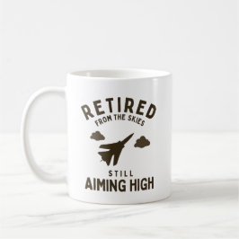 Taza De Café Divertido retiro de la fuerza aérea dice por retir