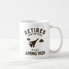 Taza De Café Divertido retiro de la fuerza aérea dice por retir
