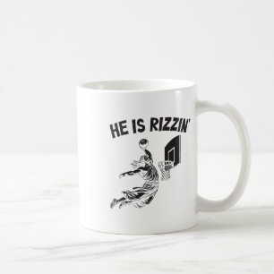 Taza De Café Divertido Retro Está Jugando Rizzin Christian East
