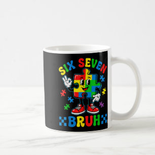 Taza De Café Divertido rompecabezas 67 Conciencia del autismo 6