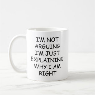 Taza De Café Divertido Sarcástico No Estoy Discutiendo Amante d