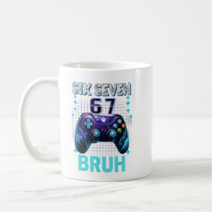 Taza De Café Divertido Seis Siete 67 Bruh Cumpleaños Chico Rega