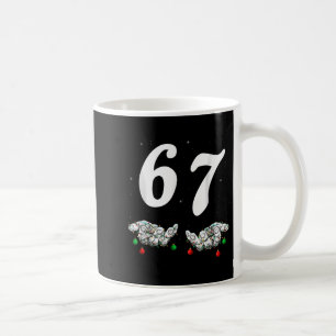 Taza De Café Divertido Seis Siete 67 Meme 67 Navidad Mujeres