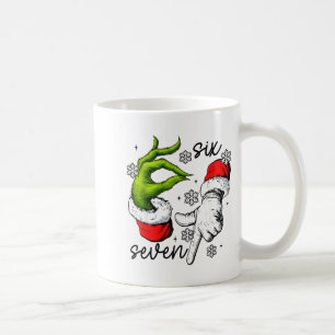 Taza De Café Divertido Seis Siete 67 Meme 6 7 Elfo de Navidad M