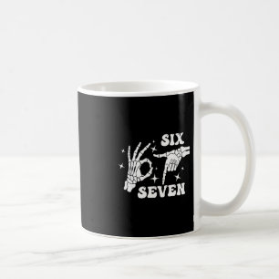Taza De Café Divertido Seis Siete 67 Meme Gen Alpha Manos de Es