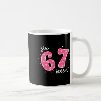 Taza De Café Divertido Seis Siete 6 7 Meme Gen Alfa Argot 6 7 N