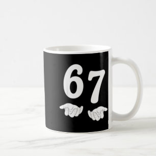 Taza De Café Divertido Seis Siete 6 7 Meme Gen Alpha Jerga 67 M