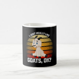 Taza De Café Divertido, simplemente me gustan mucho las cabras,