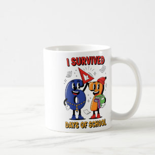 Taza De Café Divertido Sobreviví 67 Días Escuela Meme Niños Pro