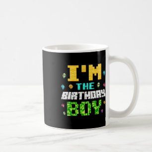 Taza De Café Divertido soy el niño del cumpleaños niños jugador