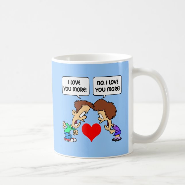 Taza De Café divertido te amo (Derecha)