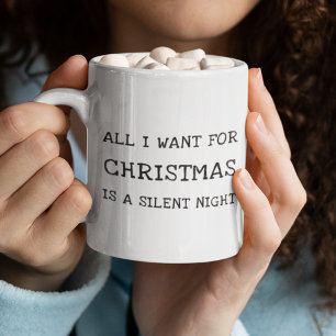 Taza De Café Divertido Todo Lo Que Quiero Para Navidades