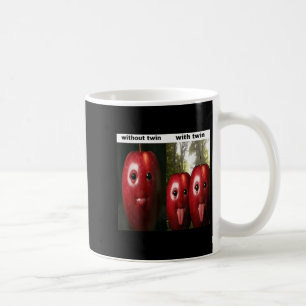 Taza De Café Divertido Tonto Ai Manzana Generación Z Meme Brain