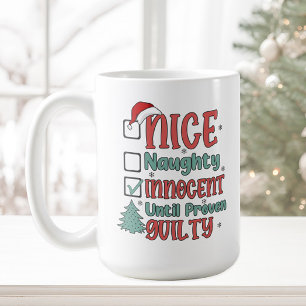 Taza De Café Divertido Travieso Agradable Inocente
