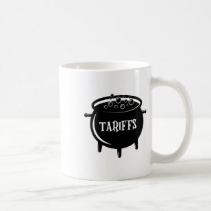 Taza De Café Divertido Trump - Aranceles de Caldero de Bruja 