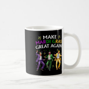Taza De Café Divertido Trump Bailando Hacer Mardi Gras Grande D