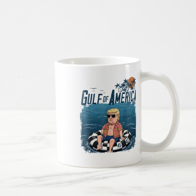 Taza De Café Divertido Trump Camisas Golfo De Estados Unidos Es (Derecha)