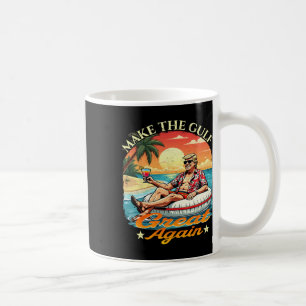 Taza De Café Divertido Trump Haz Que El Golfo Sea Grande De Nue