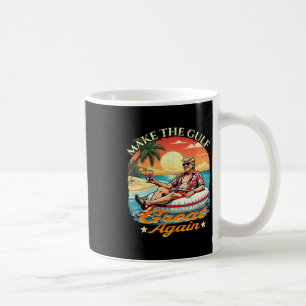 Taza De Café Divertido Trump Haz Que El Golfo Sea Grande De Nue