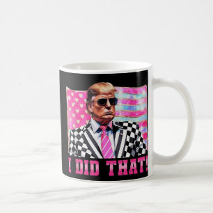 Taza De Café Divertido Trump Hice La Bandera De Estados Unidos