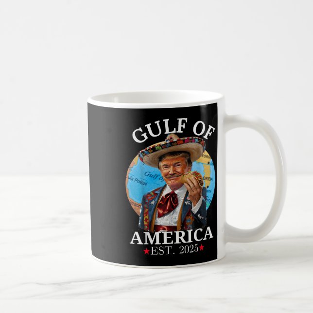 Taza De Café Divertido Trump Shirt Golfo De Estados Unidos Este (Derecha)