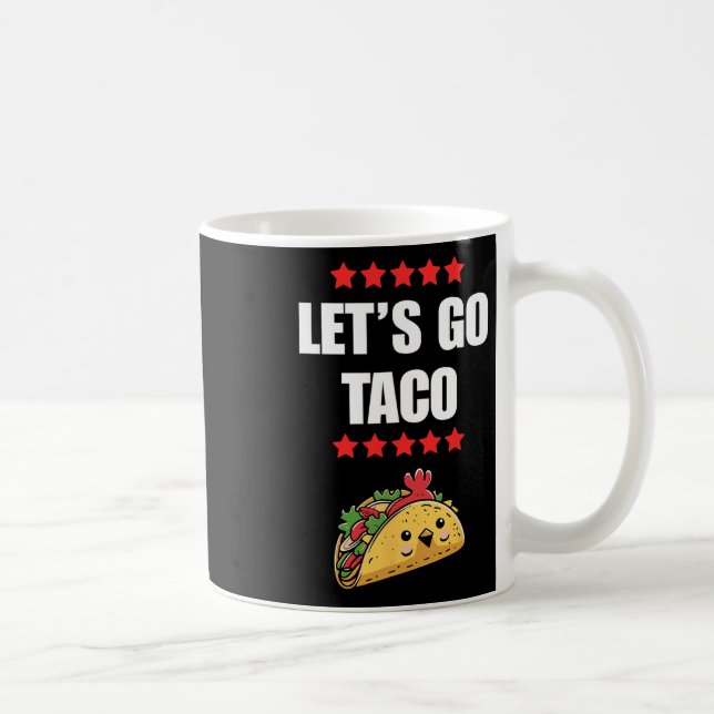 Taza De Café Divertido Trump siempre se burla del meme Vamos Ta (Derecha)