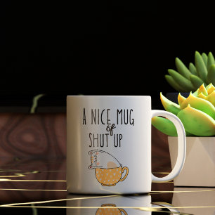 Taza De Café Divertido Un Buen Trapo De Café Casual