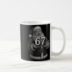 Taza De Café Divertido Vintage Seis Siete 6 7 Meme Santa Navida