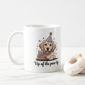 Taza De Café Divertido "VIP de la Fiesta de la Pata" Cumpleaños
