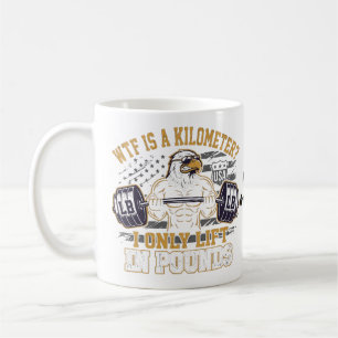 Taza De Café Divertido WTF Es Un Kilómetro Solo Levanto En Libr