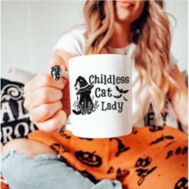 Taza De Café Divertido y espeluznante cutáneo Halloween Niña de