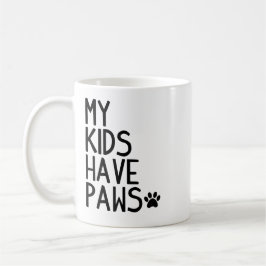 Taza De Café Divertido y lindo mis niños tienen patas