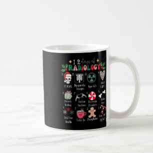 Taza De Café Divertidos 12 Días De Radiología Navidad Radiar Xr