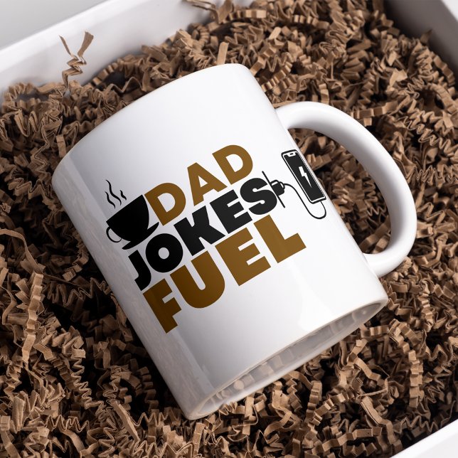 Taza De Café Divertidos Chistes de papá alimentan el café Día d (Subido por el creador)