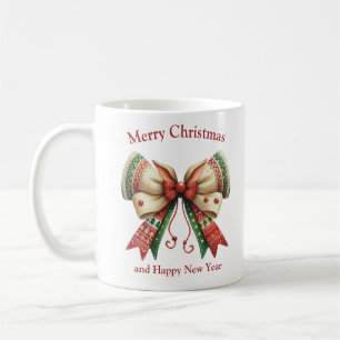 Taza De Café Divertidos Navidades arco rústico con elefante gor