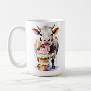 Taza De Café Divertidos pasteles De Vacas Para Los Amantes De V