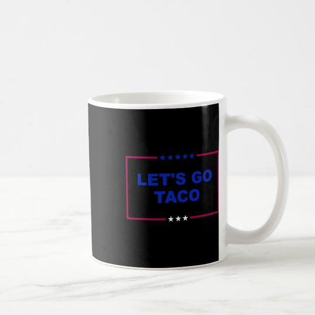 Taza De Café Divertidos vamos a Taco 18 (Derecha)
