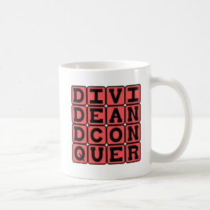 Taza De Café Dividir y conquistar, lema de Marauder