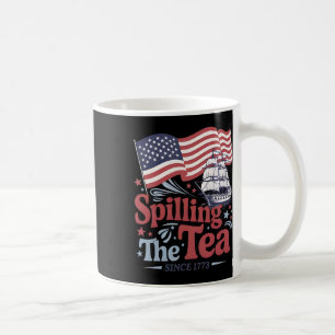 Taza De Café Diviértete el 4 de julio derramando el té desde 17
