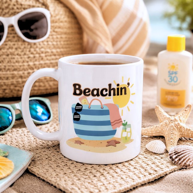 Taza De Café Diviértete en la Playa  (Subido por el creador)