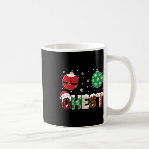 Taza De Café Diviértete en Navidad Pareja Emparentada Castañas