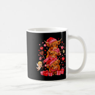 Taza De Café Diviértete en San Valentín Amante de la Vaca Highl