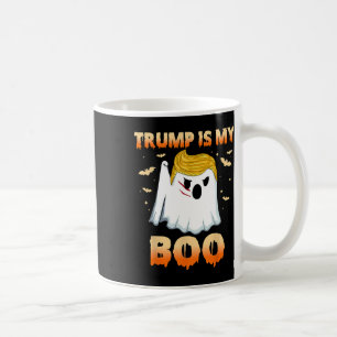 Taza De Café Diviértete Fantasma de Trump Halloween Trump es mi