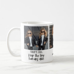 Taza De Café Diviértete Mamá Diciendo Meta de Hoy Foto
