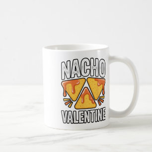 Taza De Café Diviértete Nacho San Valentín Comida Chips Dip Chi