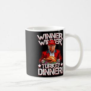 Taza De Café Diviértete Trump Ganador Ganador Cena de Pavo Día
