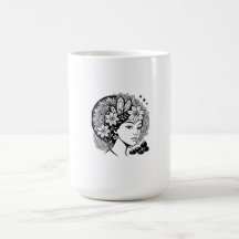 Divina Mandala Art Floral Crystal Goddess