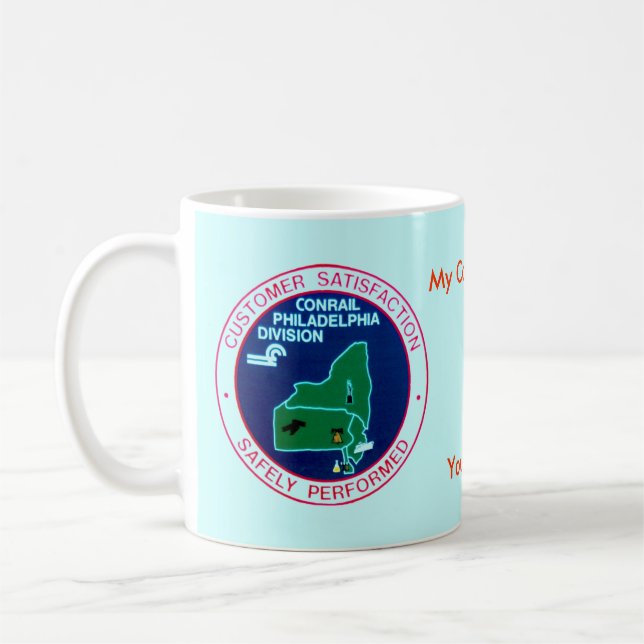 Taza De Café División de Philadelphia del ferrocarril de (Izquierda)