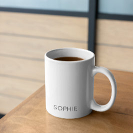 Taza De Café DIY Mug | Color del Personalizado, Texto, Nombre, 